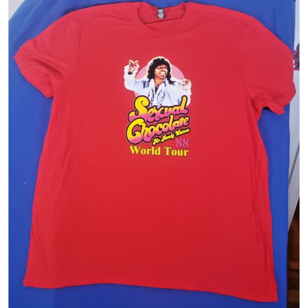 Sexual Chocolate - Mr. Randy Watson 88 World Tour T-Shirt Men's Size 3XL